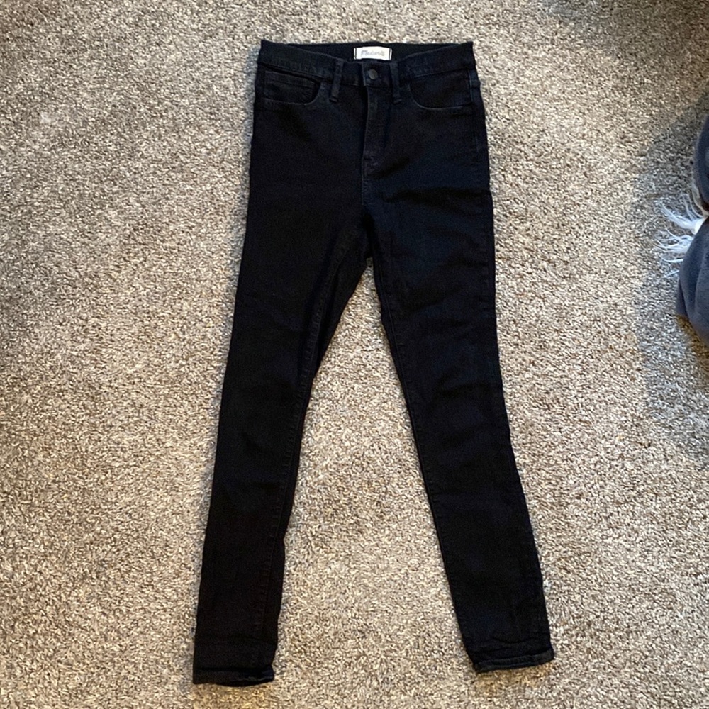 Madewell black Roadtripper skinny